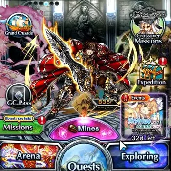Grand Summoners End-Game Global|Rank 97|2480 Cc|16 Ascend+6 TW|[2x Okarun,S image 1