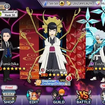 Bleach: Brave Souls Accounts Starter Global |107K BP+10K Orb|FreshStory|Senjumaru TYBW24|Toshiro TYBW24|Yumichika TMV|Aizen