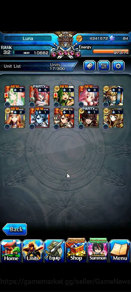 Grand Summoners Accounts Global|Rank 32|7 Ascend+1 TW|Madoka+TW,Emiya,S Miy image 16