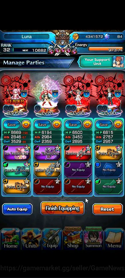 Grand Summoners Accounts Global|Rank 32|7 Ascend+1 TW|Madoka+TW,Emiya,S Miy image 18