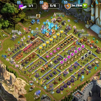 Clash of Clans Accounts High-End legendary scneryth 16 max20-skin heroesfull equipment epicheroes lvl