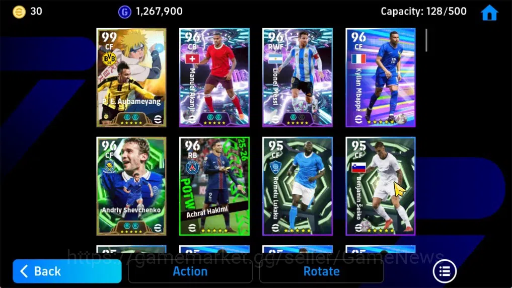 eFootball Accounts Android|Showtime Manuel Akanji,Lionel Messi,Lamine image 5