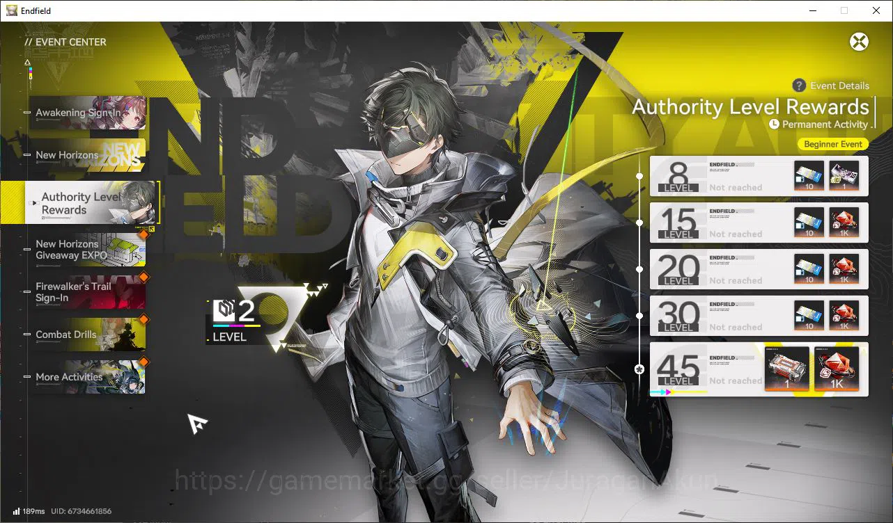 Arknights: Endfield Accounts NA/EU Lv2|Starter| 1SSR (Leavatain)+4SR Operators|2 5* Wp|Male Mc|GrypLink|Take Mail|Check SS 7