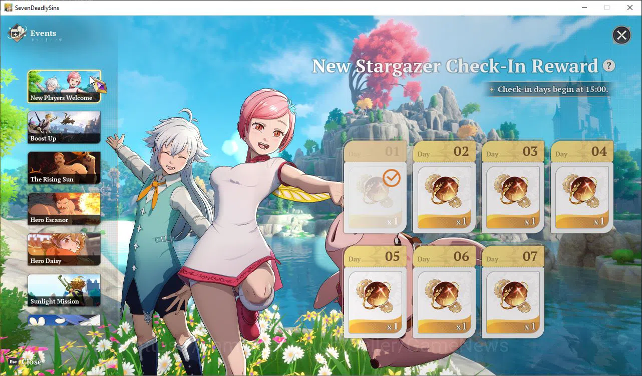 The Seven Deadly Sins: Origin Accounts EUROPE |Fresh Starter Lv 2|2 SSR| Escanor,Guila &  image 5