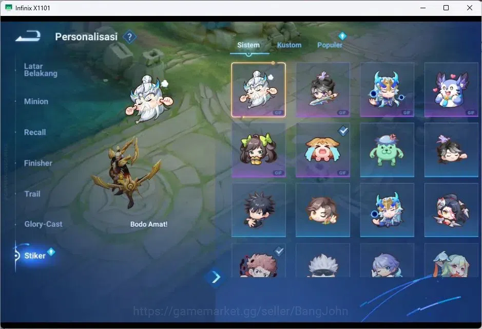 Honor of Kings Accounts GLOBAL|95HR|69SK|2025=CONSORT YU|LNY DA QIAO|LIMIT image 4