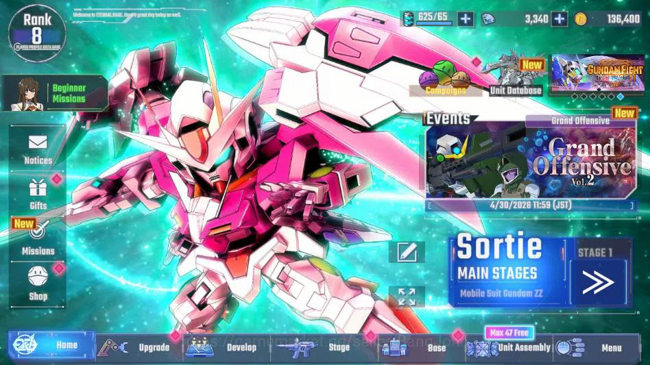 SD Gundam G Generation ETERNAL Accounts global rank 8, 3k DM, 7 uR unit, 6 char, 3 supp, w image 12
