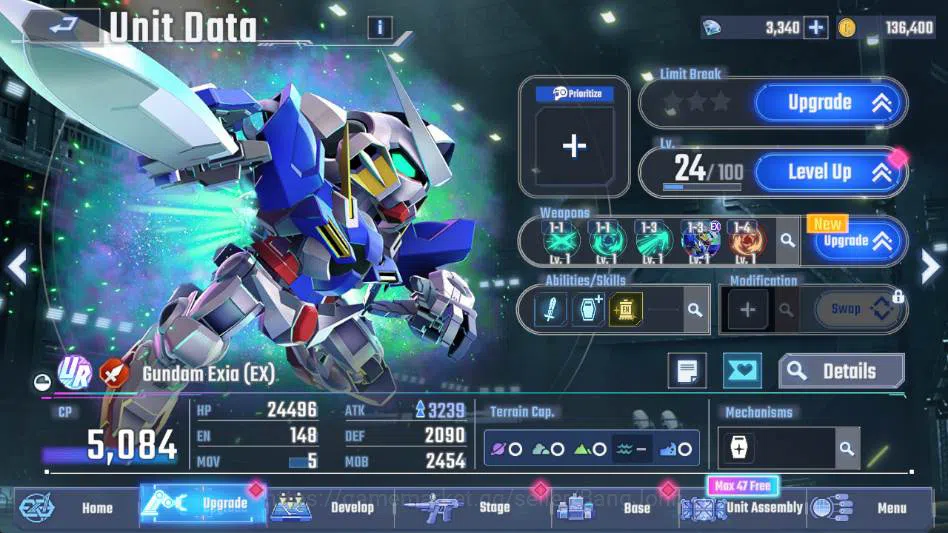SD Gundam G Generation ETERNAL Accounts global rank 8, 3k DM, 7 uR unit, 6 char, 3 supp, w image 5