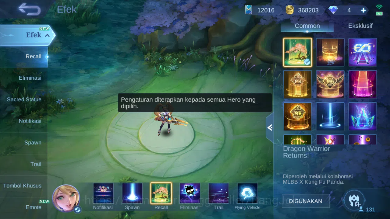 Mobile Legends: Bang Bang Accounts Others Hero 131 Skin 237 | KOF Karina | Luckybox Karina | CC natalia | Dtamer Kimmy 10