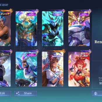 Mobile Legends: Bang Bang Accounts Collector Global|Skin 248|Renowned|KOF Karina,Sanrio Floryn,Collector Natalia,PACE