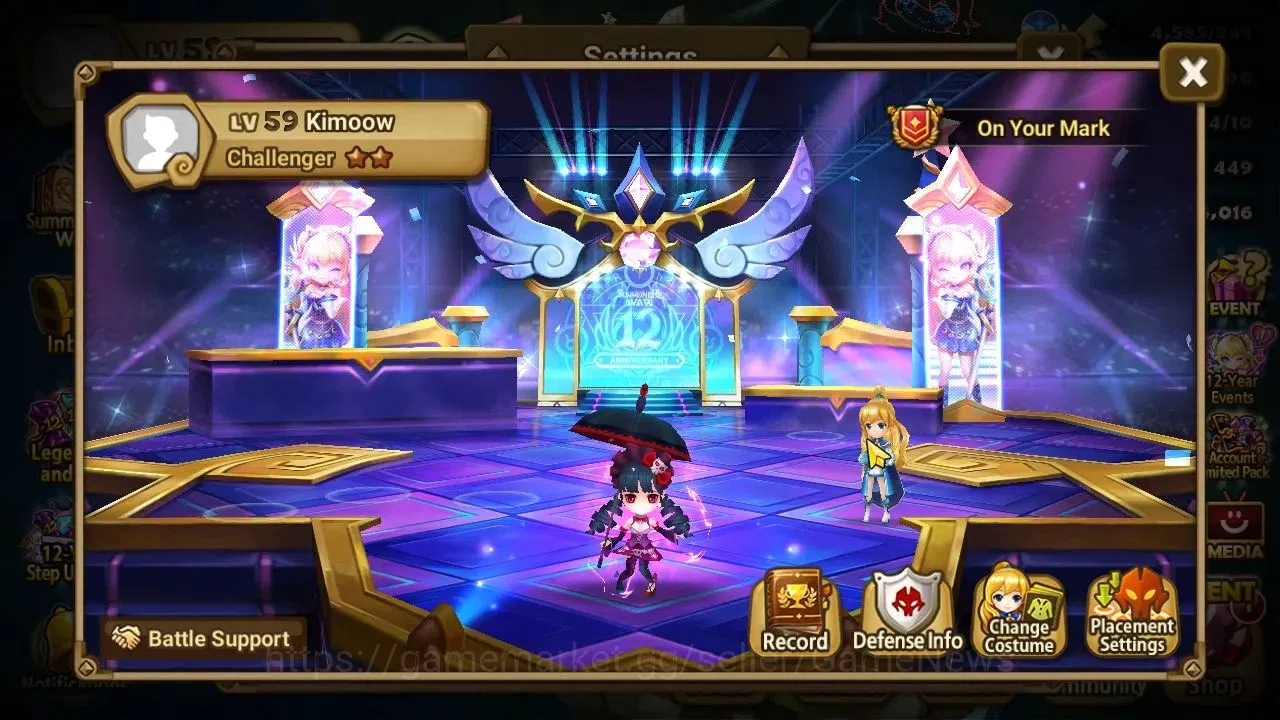 Summoners War: Sky Arena Accounts End-Game GLOBAL Lv 59|1 LD[Nicki]+9 Total NB5[Amber,Bloodya,Kai,Rakan,Brandia,Etc]+50 2