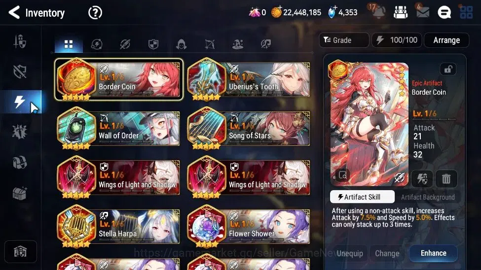 Epic Seven Accounts GLOBAL Unverif|New Era|5 ML(Salome,DD Ray,LR Krau, image 10