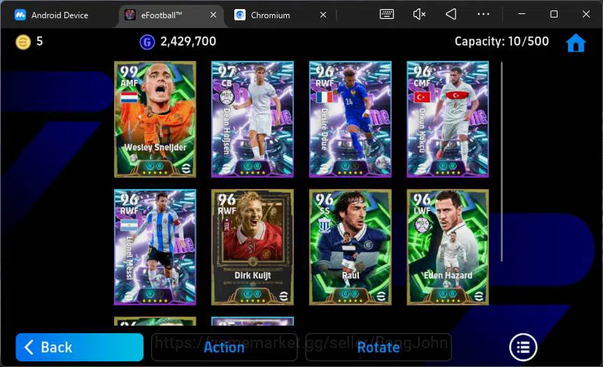 eFootball Accounts Power 3113|Wesley Sneijder epic,Huijsen showtime,D image 3