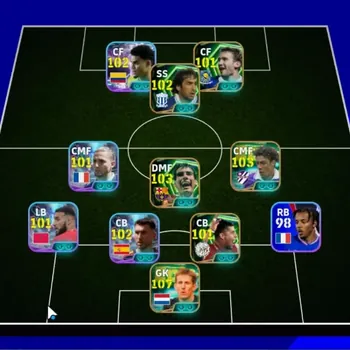 eFootball Accounts Legends & Iconic Players Android|Power 3143|21 Epic Edwin van der Sar,Rui Costa,Pep Guardiola,Frank