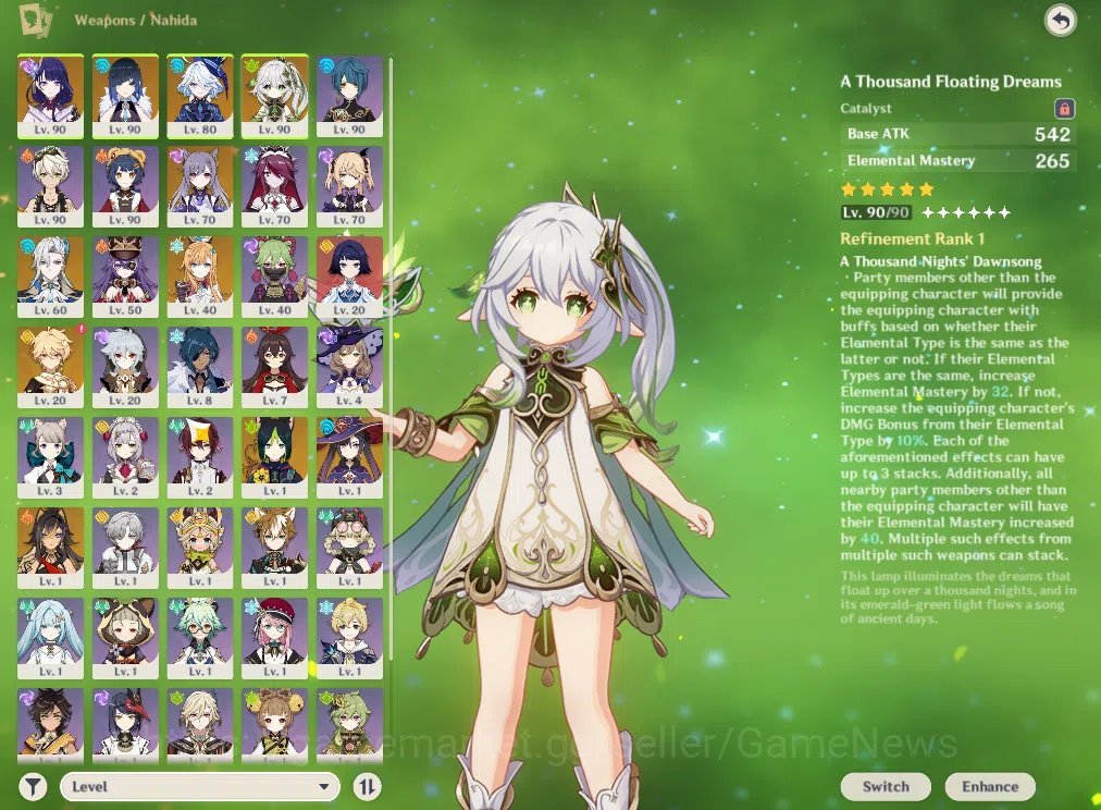 Genshin Impact Accounts ASIA|AR 55|6 Limited +1(*5Weapon)|Neuvilatte,Furin image 14
