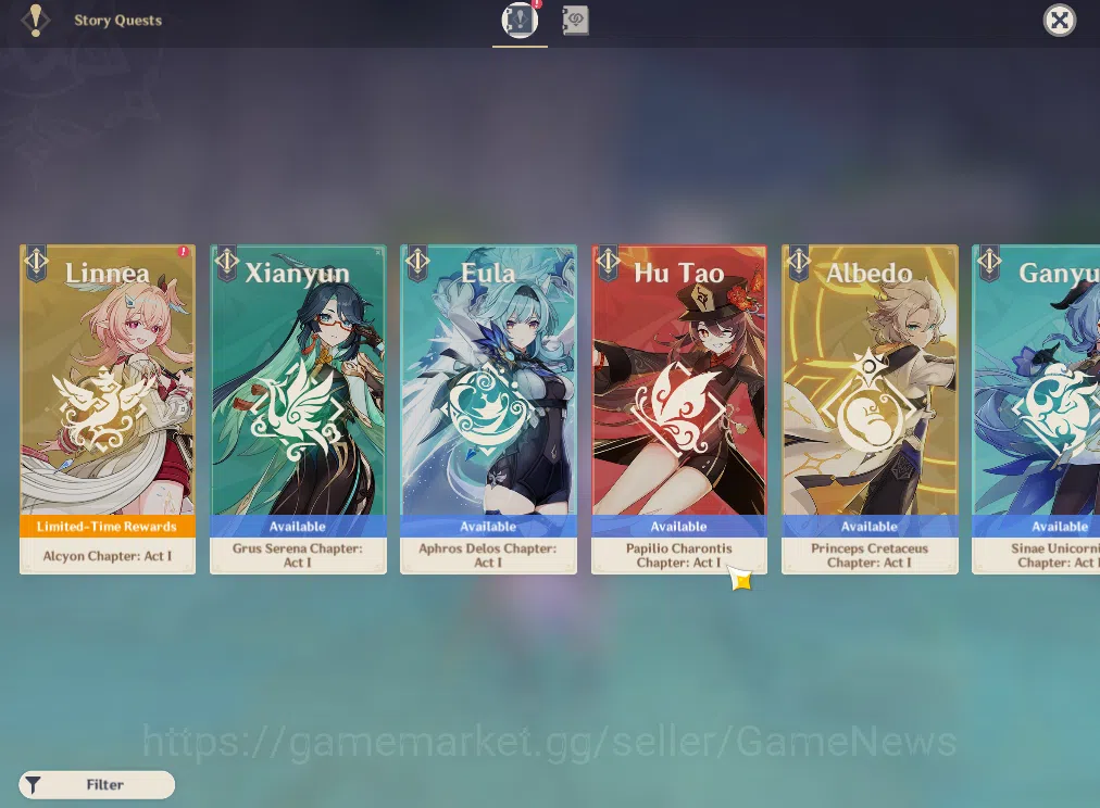 Genshin Impact Accounts ASIA|AR 55|6 Limited +1(*5Weapon)|Neuvilatte,Furin image 6
