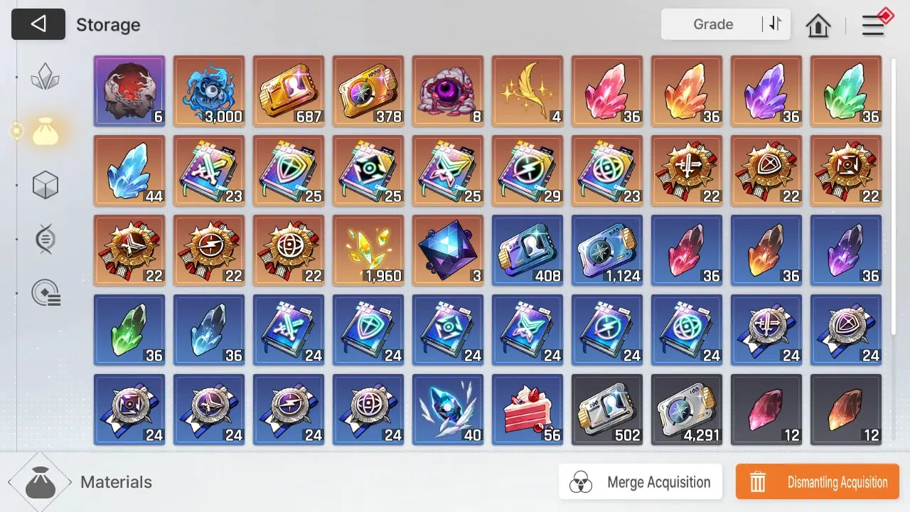 Chaos Zero Nightmare Accounts ASIA | Lvl 54 | 7 SSR | Heidemarie ME2 | Selector  image 12