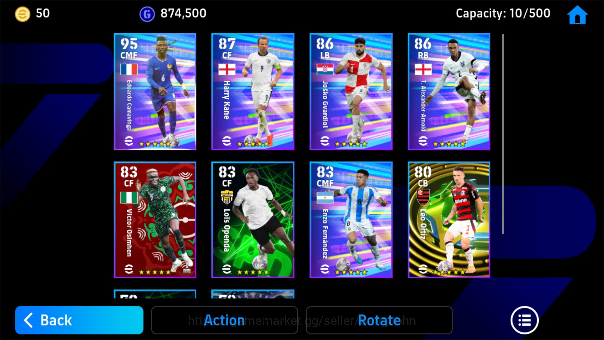 eFootball Accounts Android Power 2776 | Gennaro Gattuso Epic DB | Chr image 4