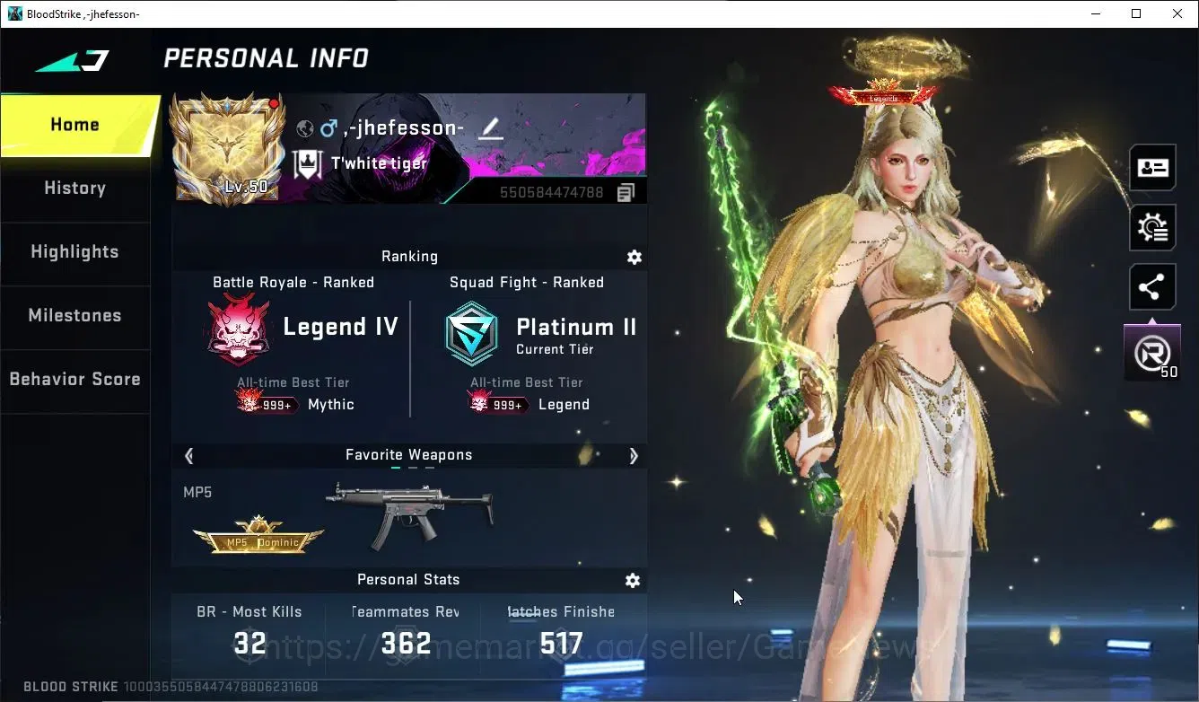 Blood Strike Accounts Asia|1EVO [Lv5 MP5-Guard]+12 ETERNAL[Emma,Hank,Kra image 2