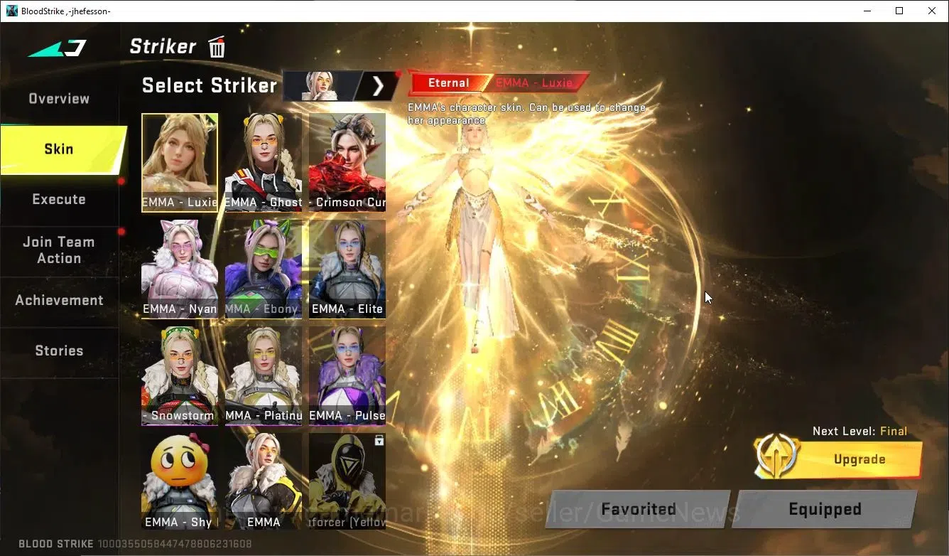 Blood Strike Accounts Asia|1EVO [Lv5 MP5-Guard]+12 ETERNAL[Emma,Hank,Kra image 3
