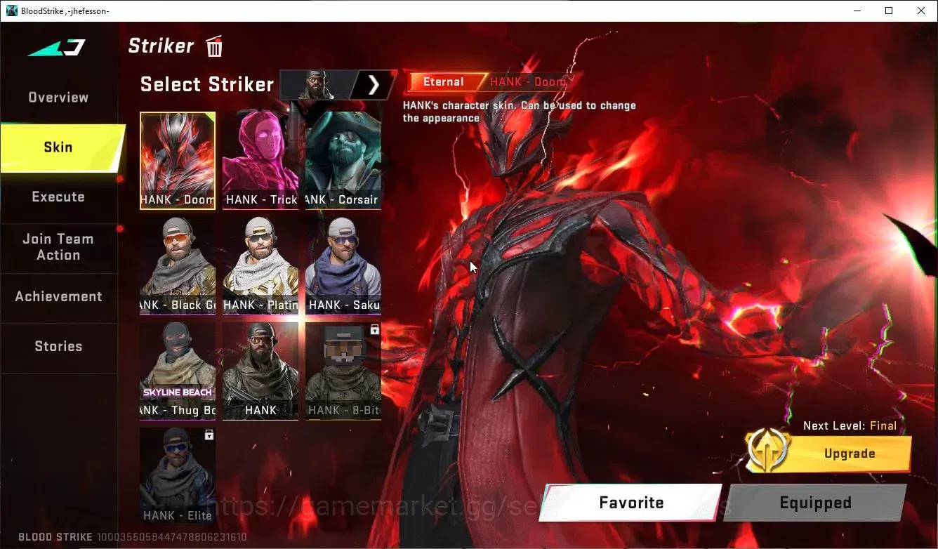 Blood Strike Accounts Asia|1EVO [Lv5 MP5-Guard]+12 ETERNAL[Emma,Hank,Kra image 5