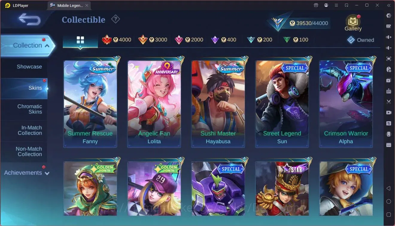 Mobile Legends: Bang Bang Accounts Collector Global |Hero 132|Skin 206|Expert|Luckybox Odette|CC Natalia|Spongebob 13