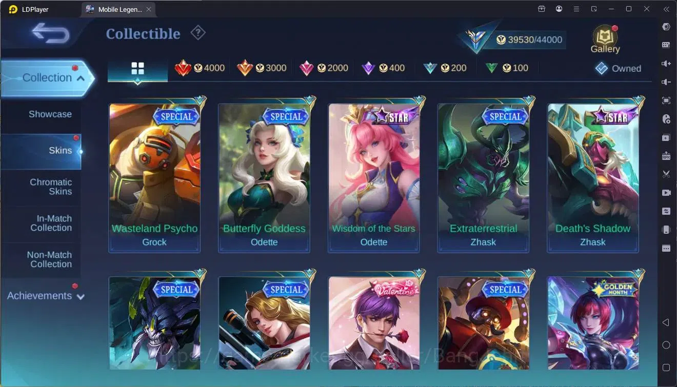 Mobile Legends: Bang Bang Accounts Collector Global |Hero 132|Skin 206|Expert|Luckybox Odette|CC Natalia|Spongebob 15