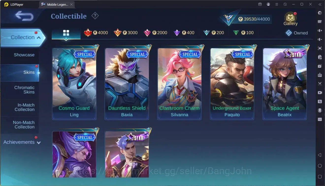 Mobile Legends: Bang Bang Accounts Collector Global |Hero 132|Skin 206|Expert|Luckybox Odette|CC Natalia|Spongebob 18