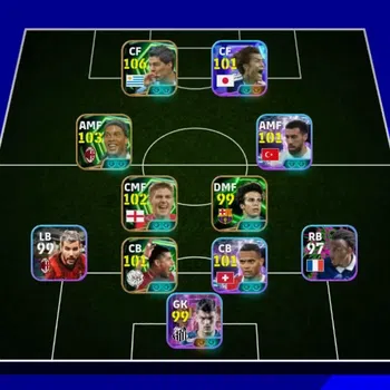 eFootball Accounts Legends & Iconic Players Android|16 Epic Luis Suarez,Ronaldinho,Steven Gerrard,Neymar JR,Etc|Show Time