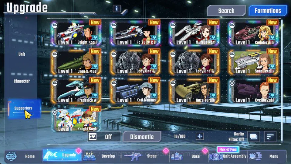 SD Gundam G Generation ETERNAL Accounts [Global]Rank 36|143K DM|9 UR|Unicorn Destroy,CrossboneLB1,BarbatosLB1,Sazabi,Ez8,Le 2