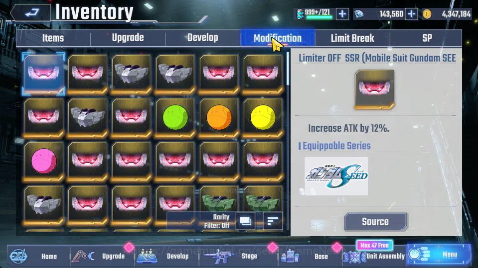 SD Gundam G Generation ETERNAL Accounts [Global]Rank 36|143K DM|9 UR|Unicorn Destroy,CrossboneLB1,BarbatosLB1,Sazabi,Ez8,Le 8