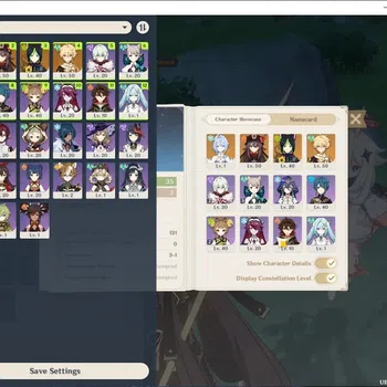 Genshin Impact Accounts Others Asia|AR 35|2 Limited (Odette & Hu Tao) + 1 Standard (Tighnari)|Reuni On|Usn Unset|Male
