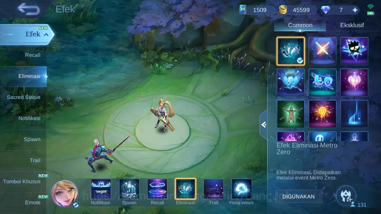 Mobile Legends: Bang Bang Accounts Others Hero 131 | skin 232 | star annual hayabusa | rising lolita | epic yss | epic 6