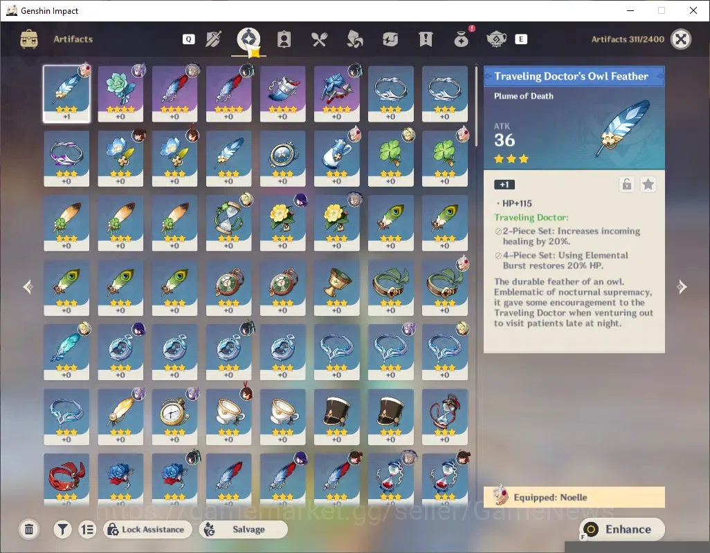 Genshin Impact Accounts Others ASIA|AR 18|2 Limited+(Xianyun,Raiden Shogun)1 Standart+(Keqing)|McMale|TakeMail|(GI7291) 5