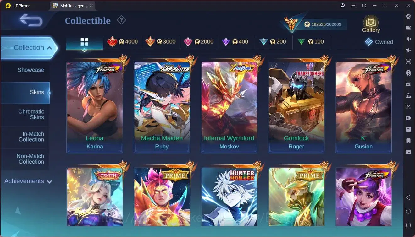 Mobile Legends: Bang Bang Accounts GLOBAL Hero 132 Skin 462|Legend freya|Allstar mosk image 4