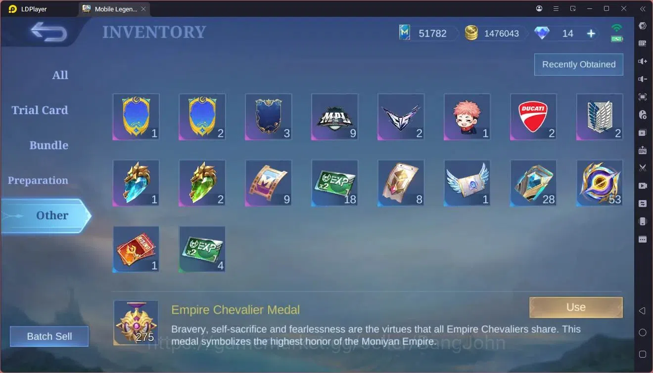 Mobile Legends: Bang Bang Accounts GLOBAL Hero 132 Skin 462|Legend freya|Allstar mosk image 6
