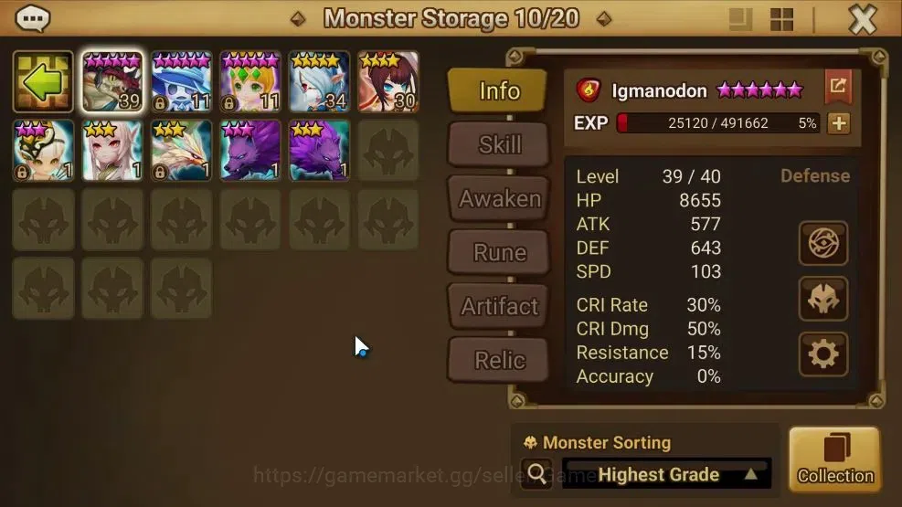Summoners War: Sky Arena Accounts EUROPE Lv 55|1 LD[Thebae]|23 Total NB5[Leo,Riley,H image 10