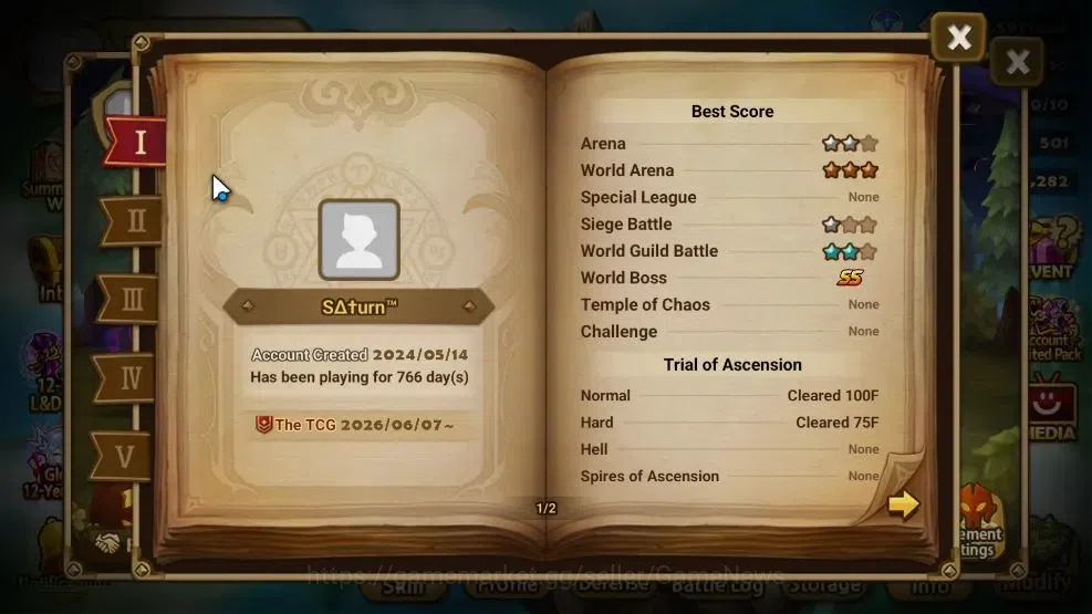 Summoners War: Sky Arena Accounts EUROPE Lv 55|1 LD[Thebae]|23 Total NB5[Leo,Riley,H image 3
