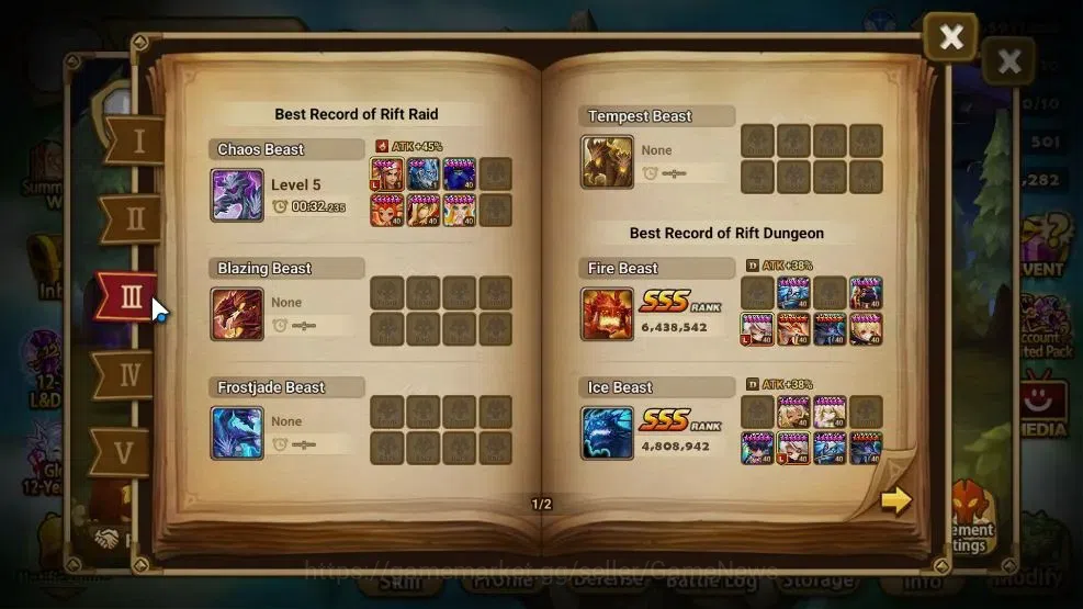 Summoners War: Sky Arena Accounts EUROPE Lv 55|1 LD[Thebae]|23 Total NB5[Leo,Riley,H image 5