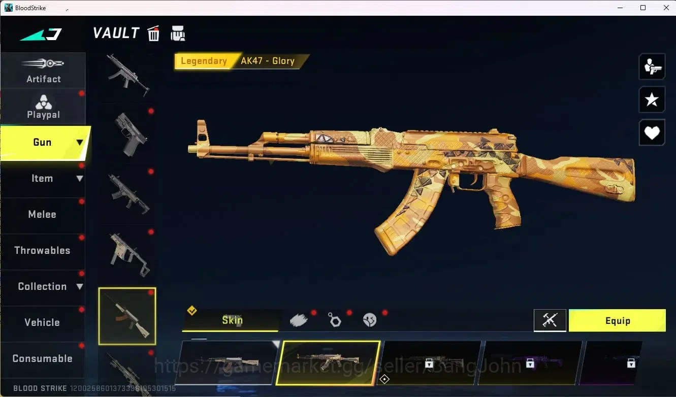 Blood Strike Accounts ASIA | Eternal ZERO Odashadow|3 Ultra Guns|6 Legen image 5