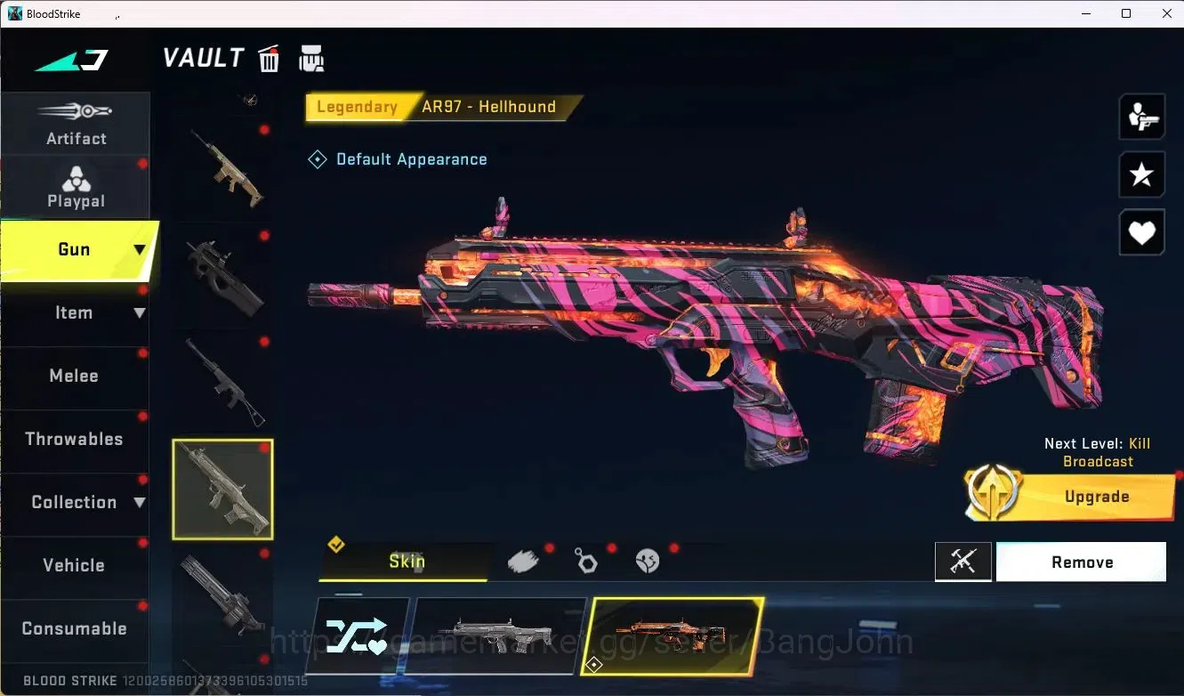Blood Strike Accounts ASIA | Eternal ZERO Odashadow|3 Ultra Guns|6 Legen image 7