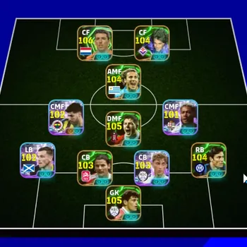 eFootball Accounts Others Android|Power 3199|20 Epic Roy Makaay,Steven Gerrard,Iker Casillas,Gabriel Batistutta|15 Show Time