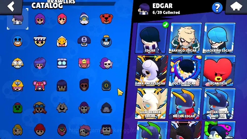 Brawl Stars Accounts 1238 Trophy|17 Brawlers 1 Max Lv (Edgar)|3 Myth(Po image 19