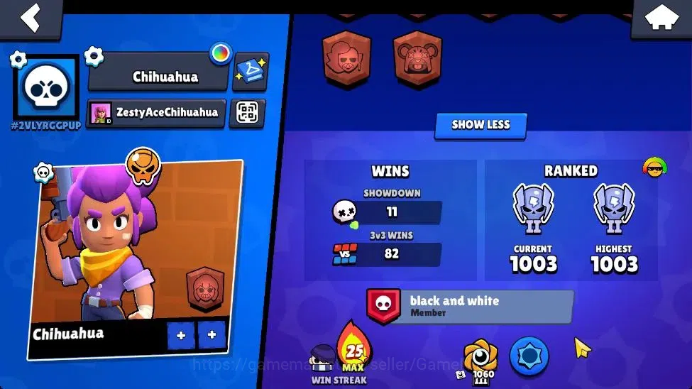 Brawl Stars Accounts 1238 Trophy|17 Brawlers 1 Max Lv (Edgar)|3 Myth(Po image 4