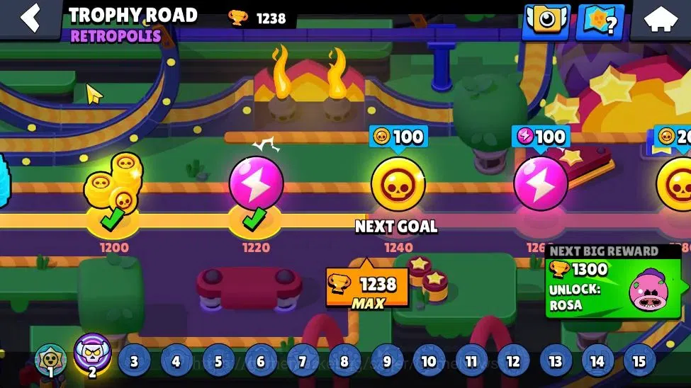 Brawl Stars Accounts 1238 Trophy|17 Brawlers 1 Max Lv (Edgar)|3 Myth(Po image 7