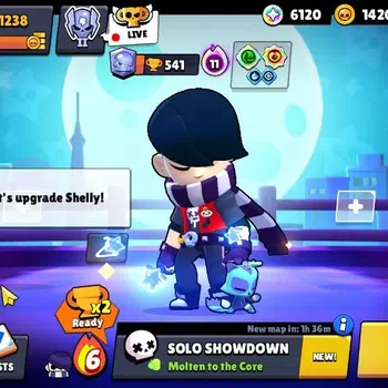 Brawl Stars Accounts 1238 Trophy|17 Brawlers 1 Max Lv (Edgar)|3 Myth(Po image 1
