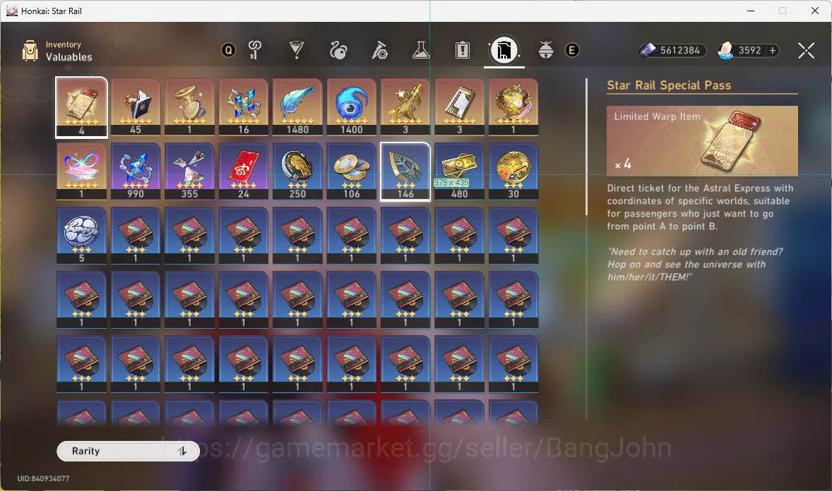 Honkai Star Rail Accounts ASIA | TL 67 | sarxie, dan heng, yaoguang, sparkle image 11