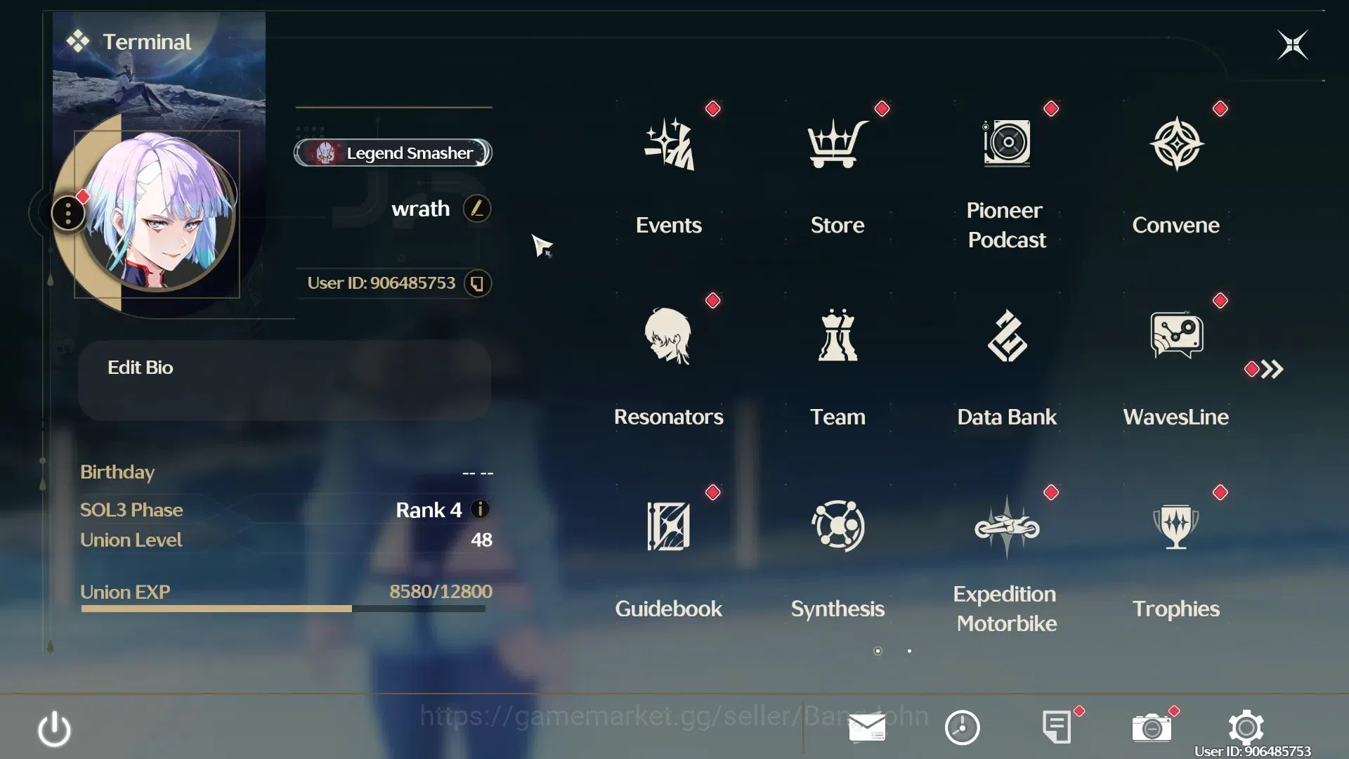 Wuthering Waves Accounts SEA |UL 48 |Premium Team=Lucy|1 Limit Lynae|Lucy R image 1