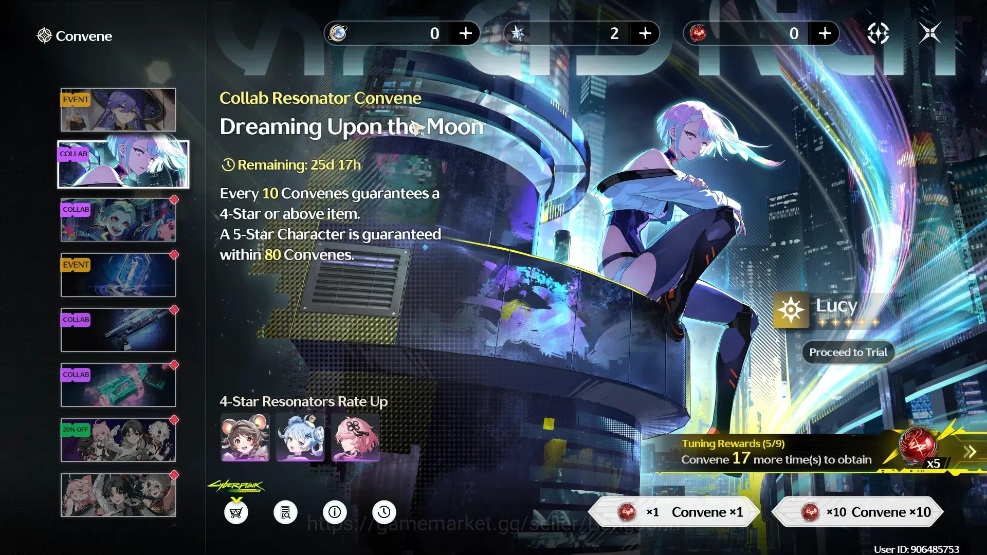 Wuthering Waves Accounts SEA |UL 48 |Premium Team=Lucy|1 Limit Lynae|Lucy R image 18
