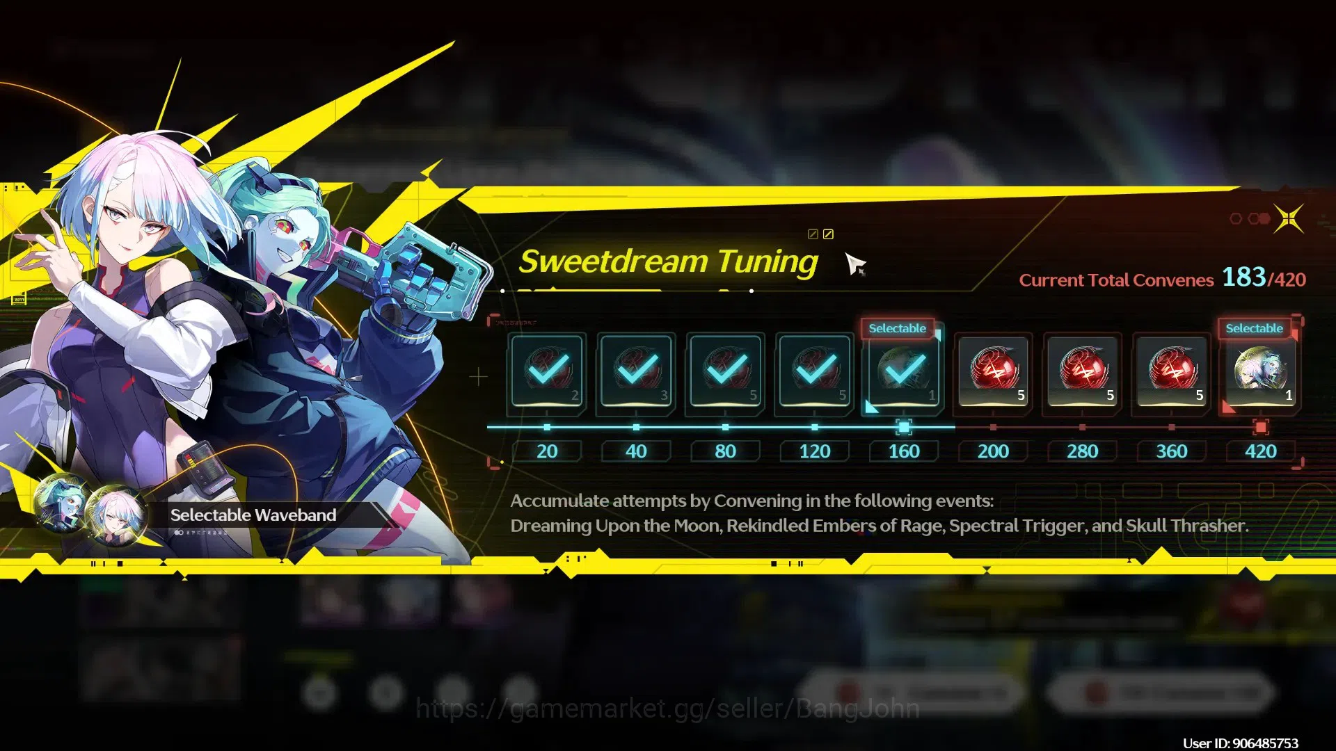 Wuthering Waves Accounts SEA |UL 48 |Premium Team=Lucy|1 Limit Lynae|Lucy R image 19