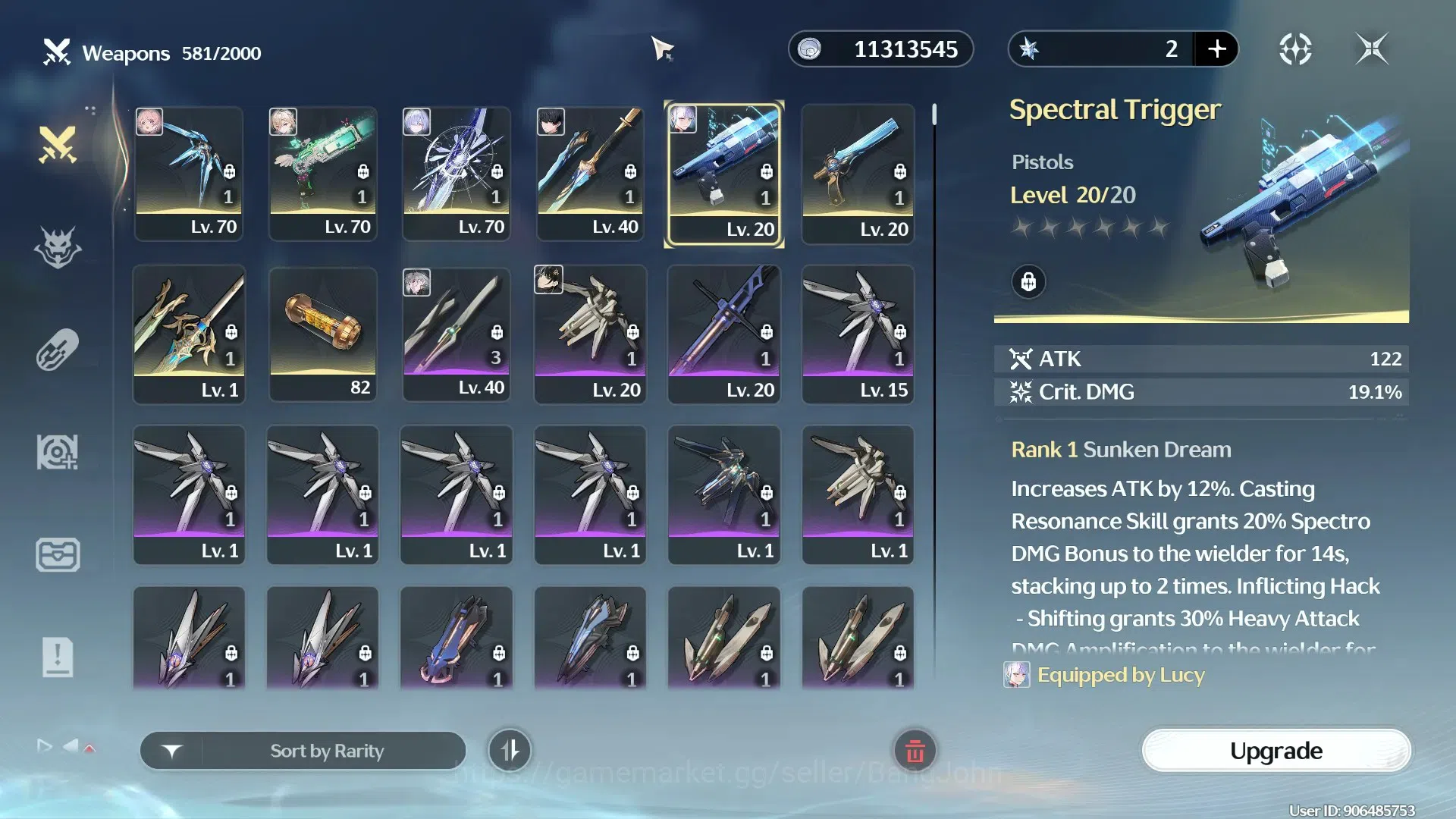 Wuthering Waves Accounts SEA |UL 48 |Premium Team=Lucy|1 Limit Lynae|Lucy R image 6